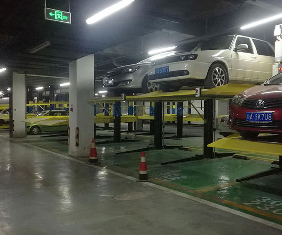 兩層簡易升降機(jī)械停車設(shè)備過驗(yàn)收