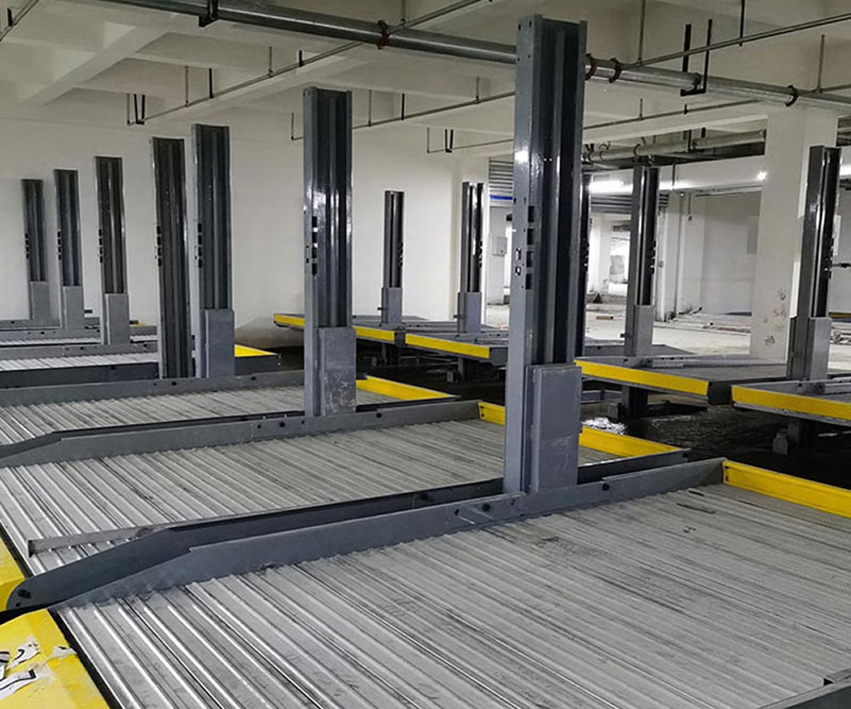 云龍兩層簡易升降類立體停車場過規(guī)劃