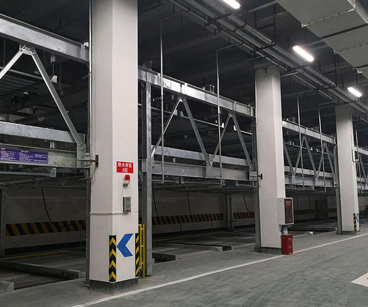 劍川兩層升降平移停車庫過驗收