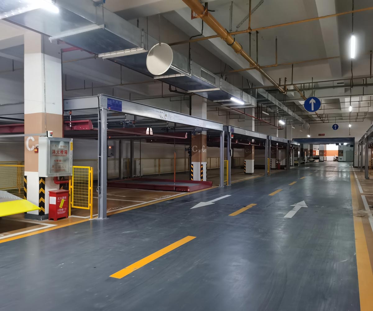 家用俯仰立體車庫設備