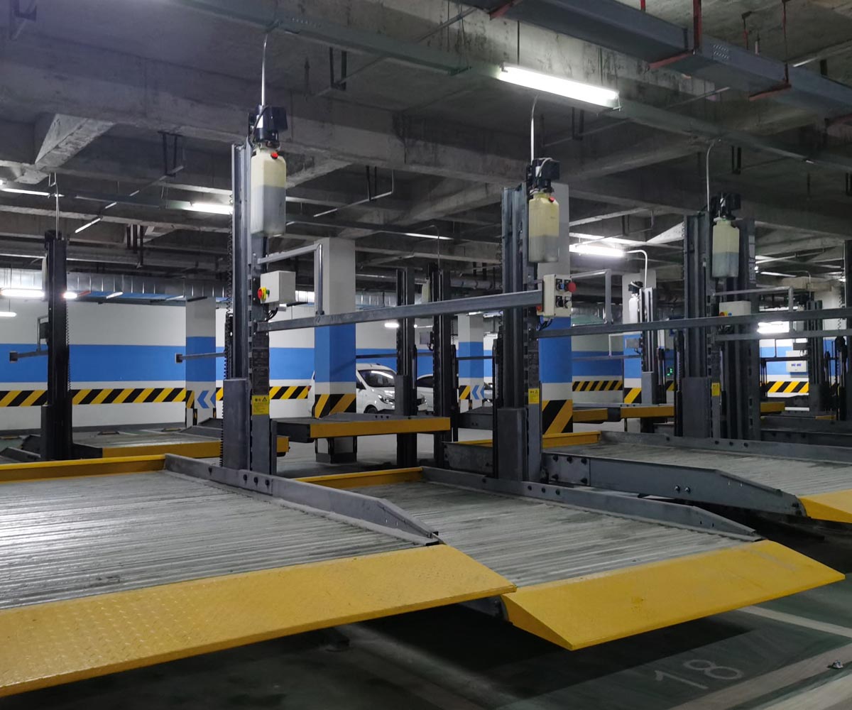 牟定簡易型家用立體車庫四柱